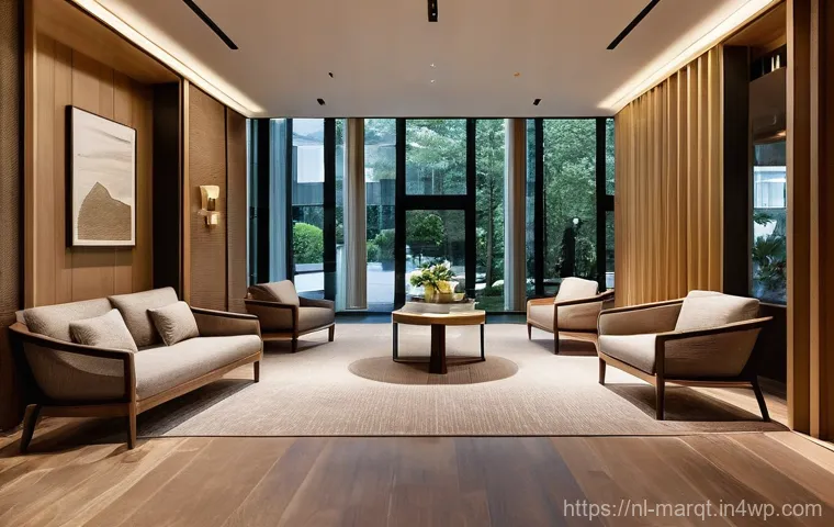 향기 마케팅 효과의 장기적 변화 - **Prompt:** "A futuristic, minimalist living space within a contemporary Dutch smart home. A young a...